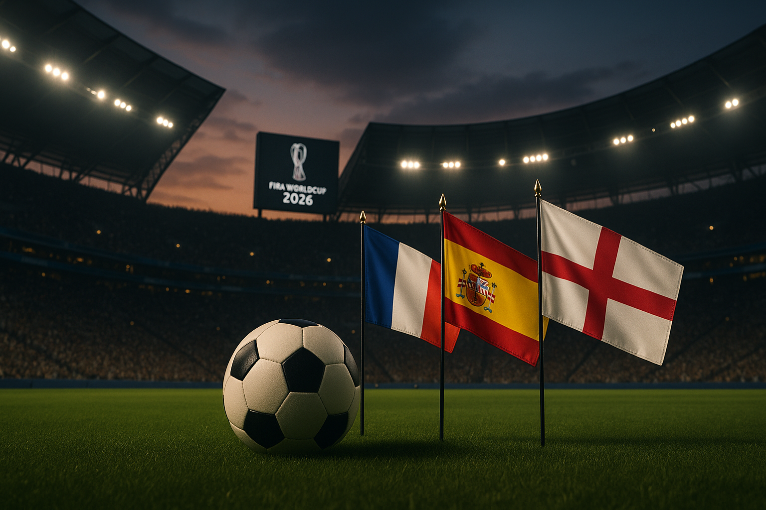 France Leads World Cup 2026 Odds, Spain and England Close